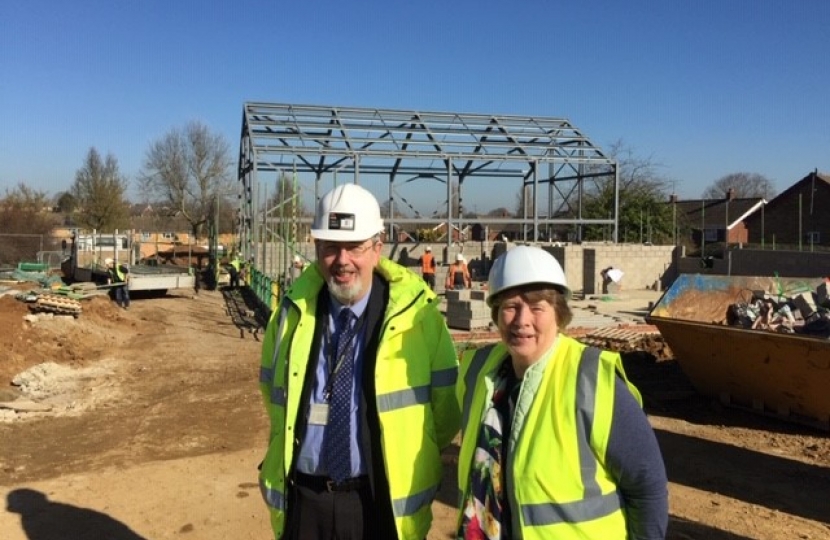 Construction of the Hill Community Centre in Banbury 